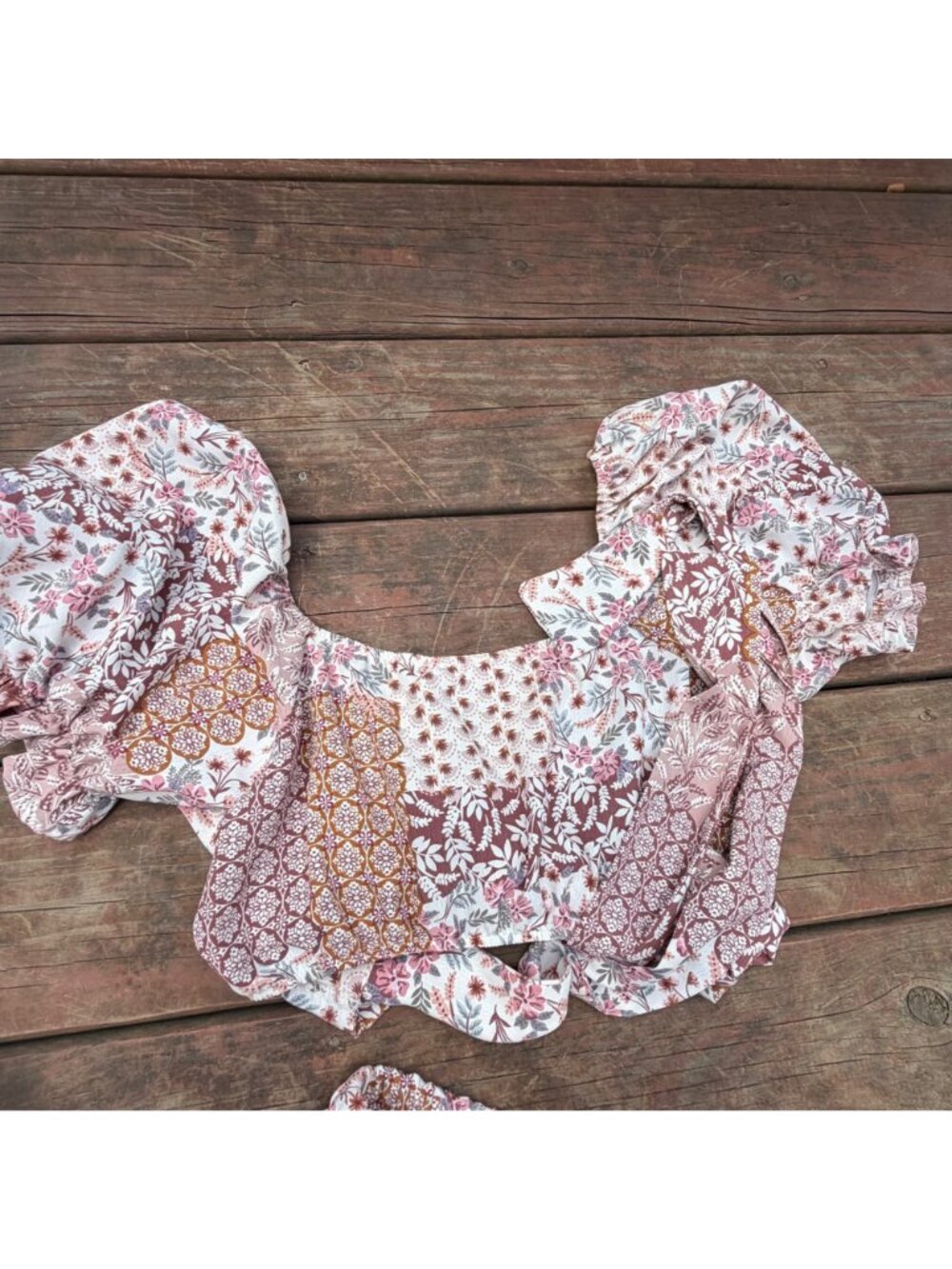 Amable Floral Patchwork Two-Piece Set - Picture 3 of 6